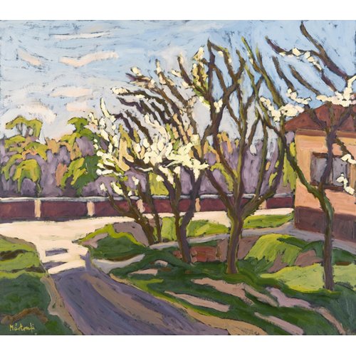 Cuadro - In Spring Light, 2008 (oil on board) -, Marta Martonfi-Benke
