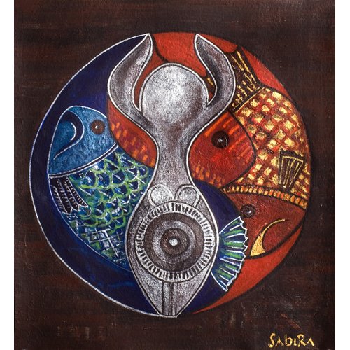 Cuadro -Virgo-Pisces, 2009-, Sabira Manek