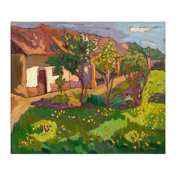 Cuadro -Garden in May, 2012 (oil on board)-
