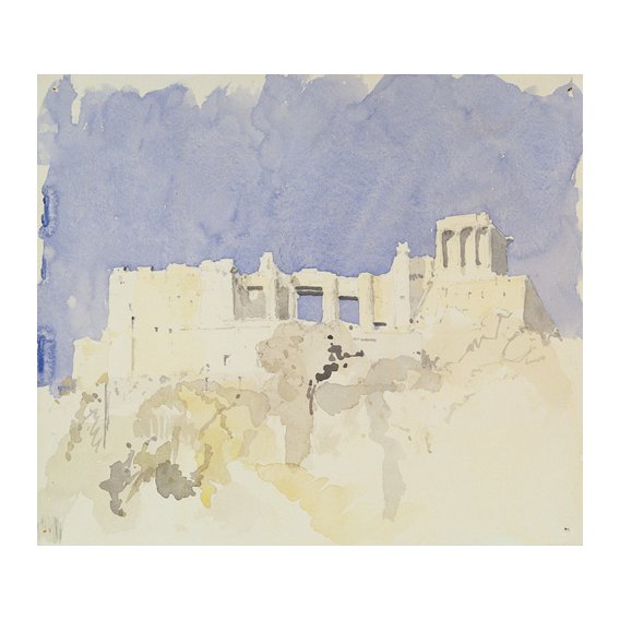Cuadro  -Acropolis, Athens, 1994 (w.c on paper)-