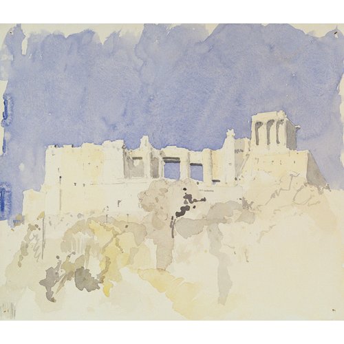 Cuadro  -Acropolis, Athens, 1994 (w.c on paper)-