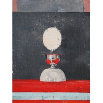 Cuadro  -Egg over red and black-