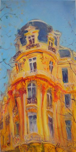 Cuadro -A Walk Up the Champs-Elysees, 2010-