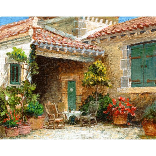 Cuadro -Provence Barn, 2006 (oil on board)-, Trevor Neal