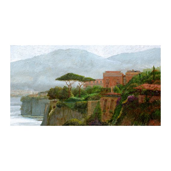 Cuadro -Sorrento Albergo, 2006 (oil on board)-