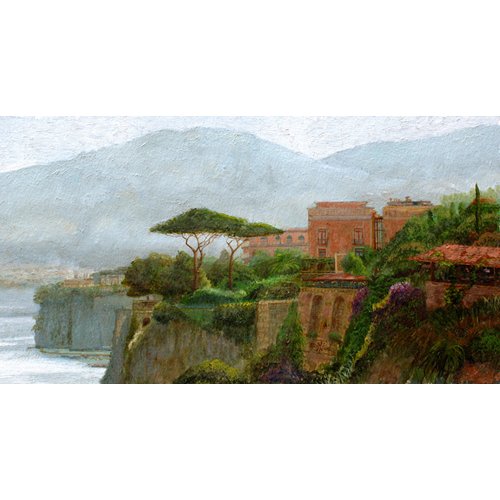 Cuadro -Sorrento Albergo, 2006 (oil on board)-