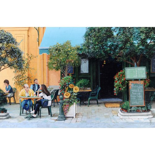 Cuadro -Cafe, Aix-En-Provence, 1999-, Trevor Neal