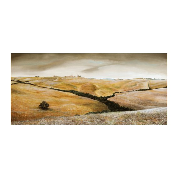 Cuadro -Farm on Hill, Tuscany, 2001 -