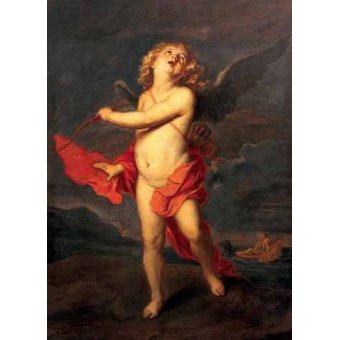 cuadros de retrato - Cuadro -El amor vencedor del universo-