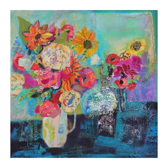 Cuadro - Bring me Sunshine 2013 acrylic.paper collage-
