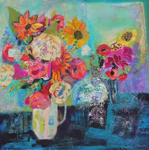 Cuadro - Bring me Sunshine 2013 acrylic.paper collage-
