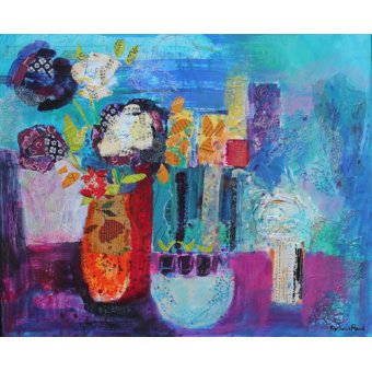 Cuadro - Blue Beyond 2013 acrylic.paper collage-