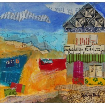 Cuadro - B&B by the Sea 2013, acrylic.paper collage-