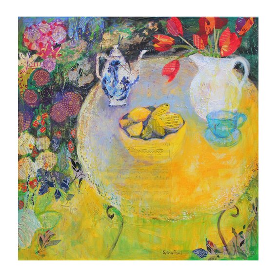 Cuadro - Lemon Tea in the Garden-