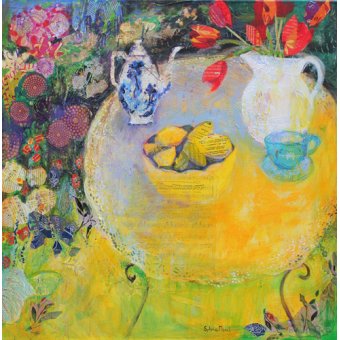 Cuadro - Lemon Tea in the Garden-