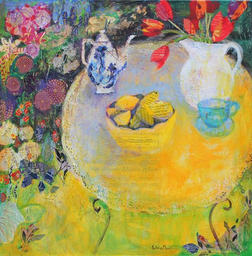 Cuadro - Lemon Tea in the Garden-