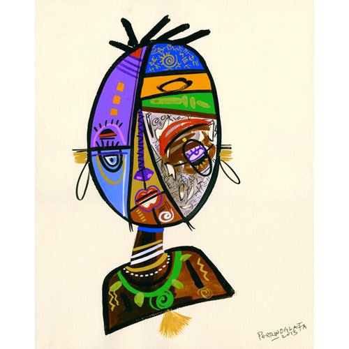 Cuadro -Just me, 2013-, Oglafa Ebitari Perrin