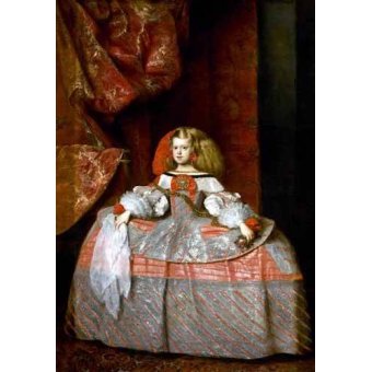 cuadros de retrato - Cuadro -Retrato de la Infanta doña Margarita de Austria-