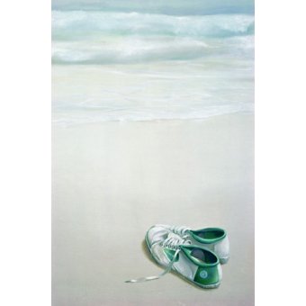 Cuadro -Gym Shoes on Beach-
