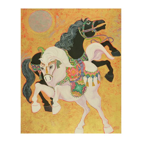 Cuadro -Antar and Abla, 1989-