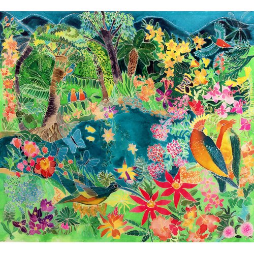 Cuadro de Marinas - Caribbean Jungle, 1993, Hilary Simon