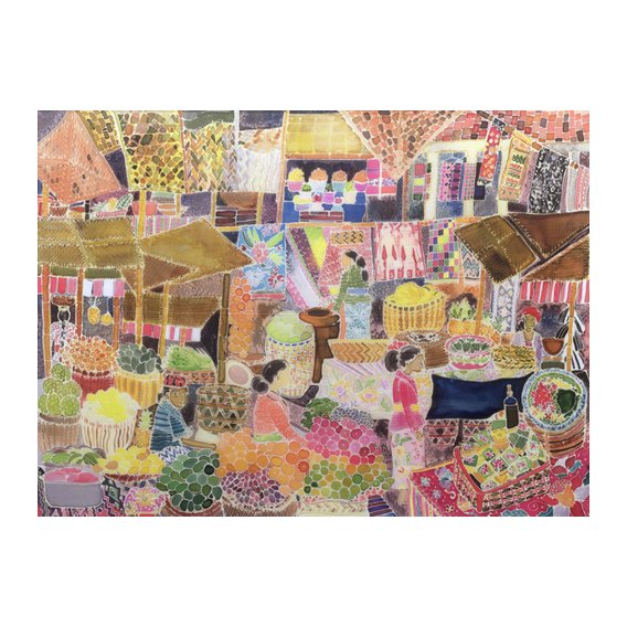 Cuadro - Ubud Market, Bali, 2002-