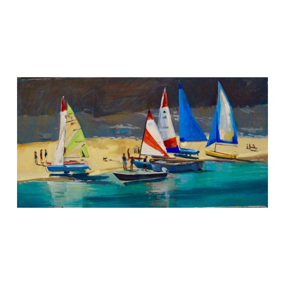 Cuadro -  Salcombe Smalls Cove Dinghies  -