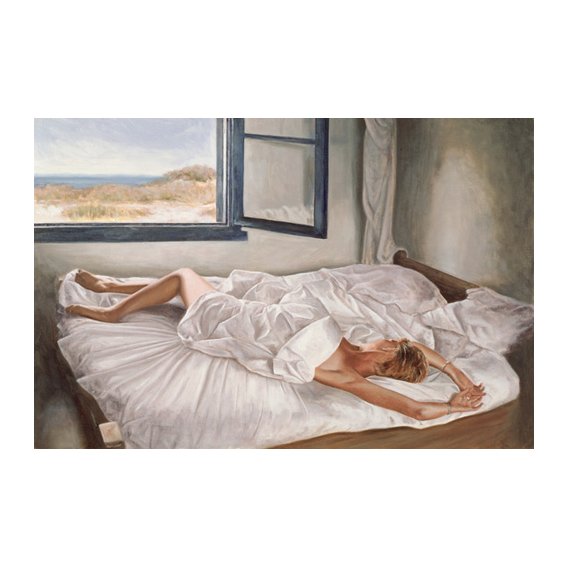 Cuadro -The Whispering Sea (oil on canvas board)-