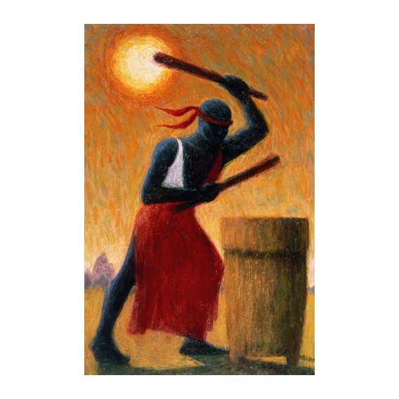 Cuadro - The Drummer, 1993 (oil on canvas) -