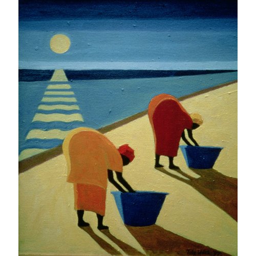 Cuadro - Beach Bums, 1997 (oil on canvas) -
