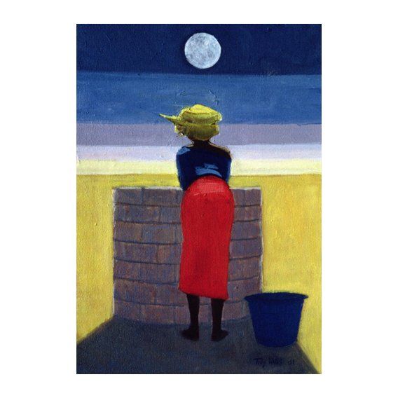 Cuadro - Moonlit Evening, 2001 (oil on canvas)-