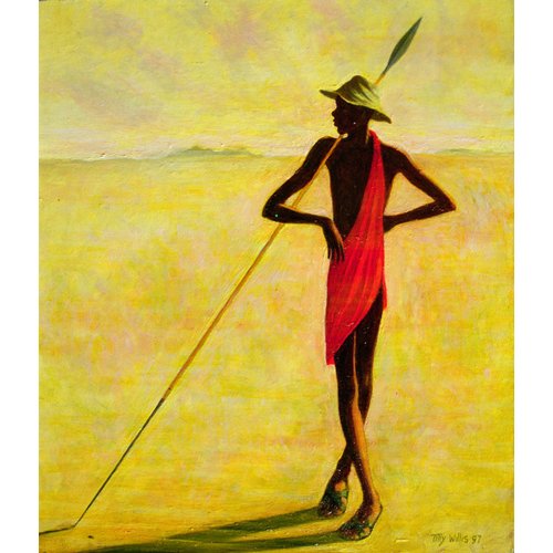 Cuadro - Watching, 1992 (oil on canvas) -