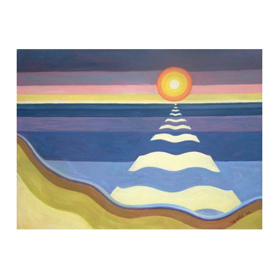 Cuadro - Evening Sun, 2003 (oil on canvas) -
