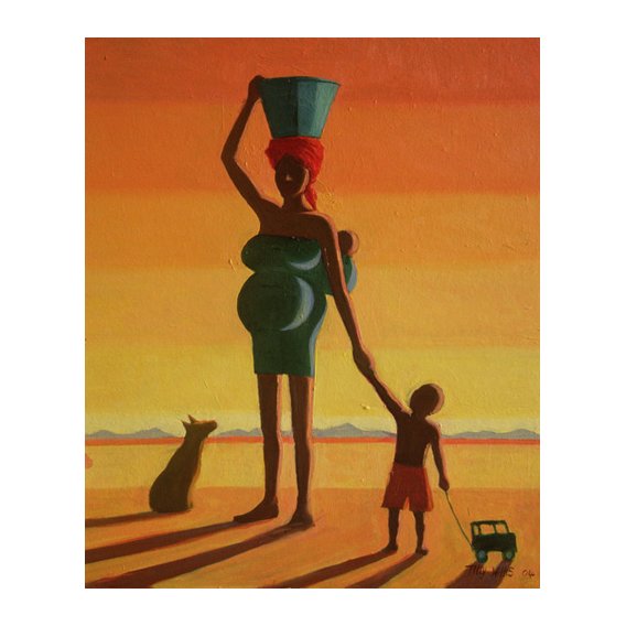 Cuadro - Matriarch, 2004 (oil on canvas) -