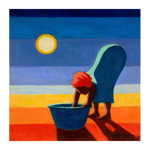 Cuadro - Bending Woman, 2005 (oil on canvas) -