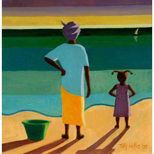 Cuadro - Waiting, 2005 (oil on canvas) -, Tilly Willis