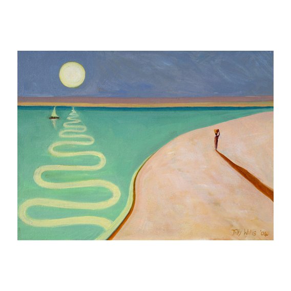 Cuadro - Serpentine Sunset, 2004 (oil on canvas) -