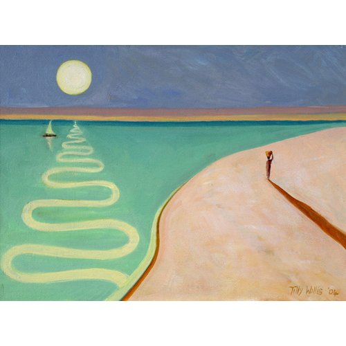 Cuadro - Serpentine Sunset, 2004 (oil on canvas) -