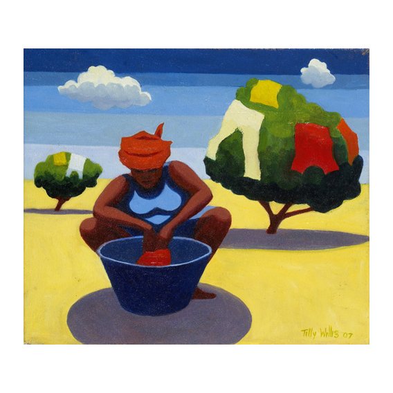 Cuadro - A Drying Day, 2007 (oil on canvas) -