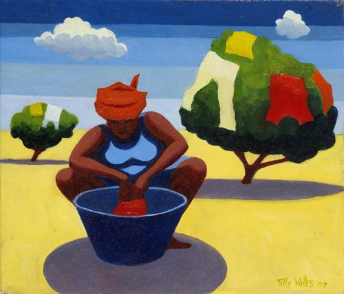 Cuadro - A Drying Day, 2007 (oil on canvas) -