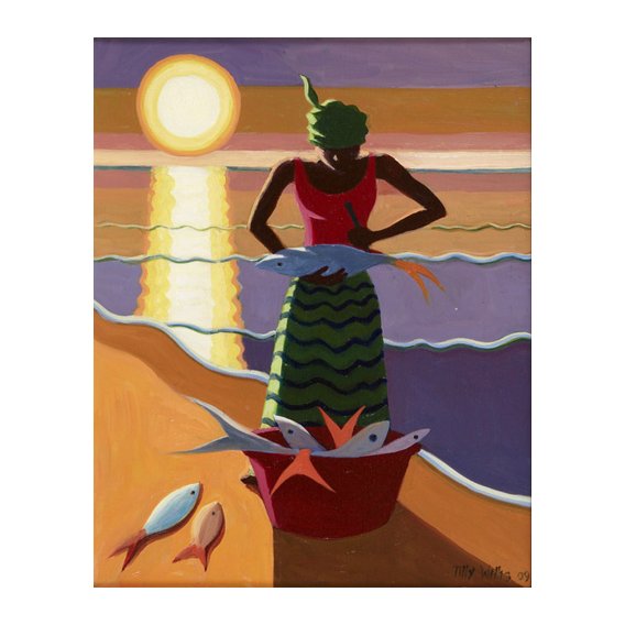 Cuadro - Fish Wife, 2009 (oil on canvas) -