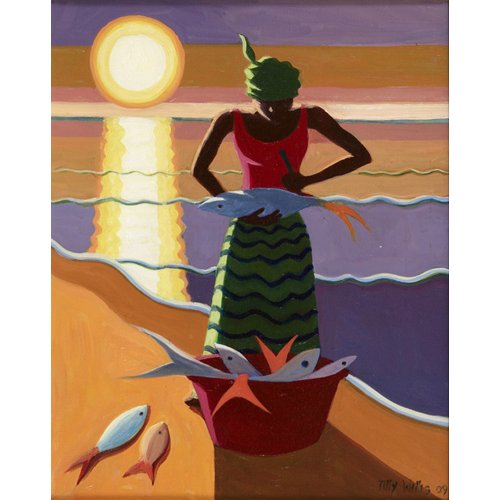 Cuadro - Fish Wife, 2009 (oil on canvas) -