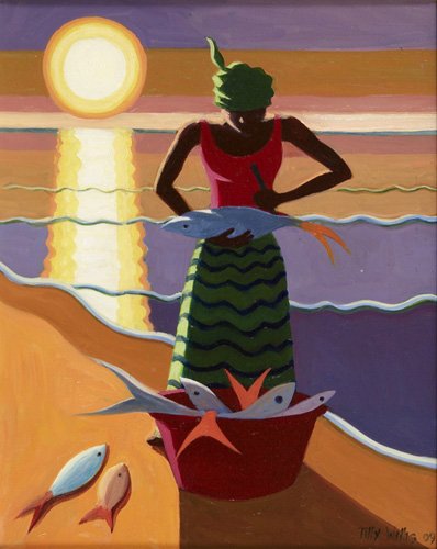 Cuadro - Fish Wife, 2009 (oil on canvas) -