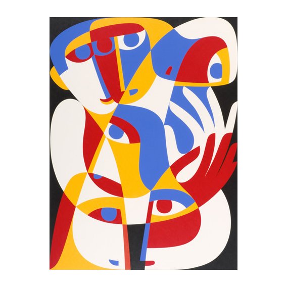 Cuadro -Act of Toleration, 1989 (acrylic on board) -