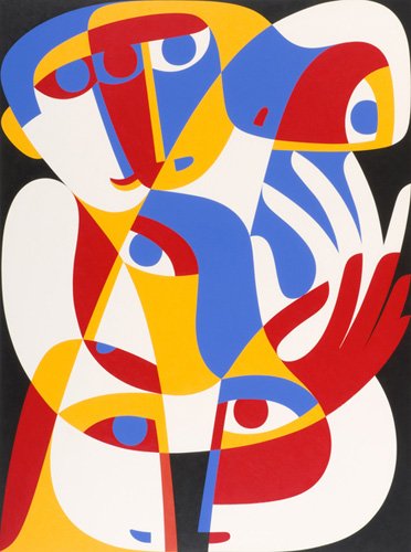 Cuadro -Act of Toleration, 1989 (acrylic on board) -