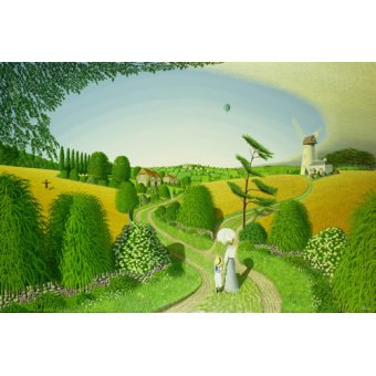 Cuadro - Going Home, 1989 (oil on canvas) -