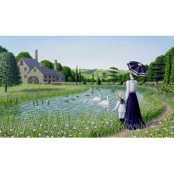 Cuadro - By the Old Mill, 1996 -