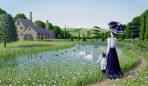 Cuadro - By the Old Mill, 1996 -