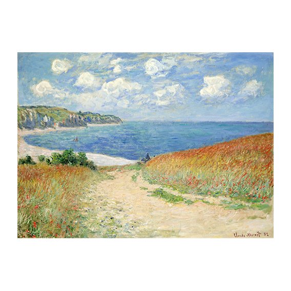 Cuadro -Chemin Dans Les Bles a Pourville, 1882-