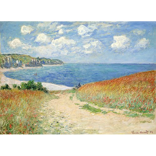 Cuadro -Chemin Dans Les Bles a Pourville, 1882-